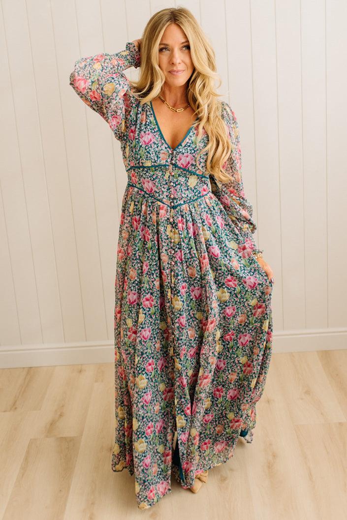 Cosette Floral Maxi Dress