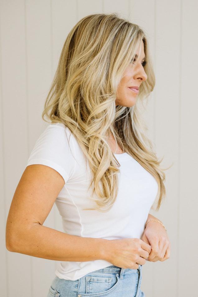Dani Scoop Neck Baby Tee