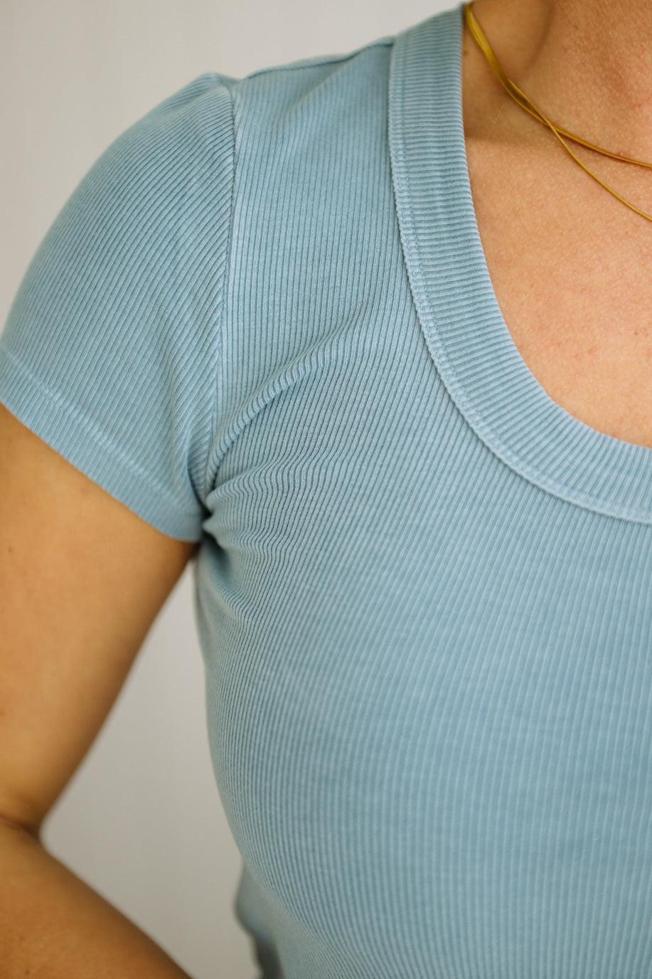 Dani Scoop Neck Baby Tee