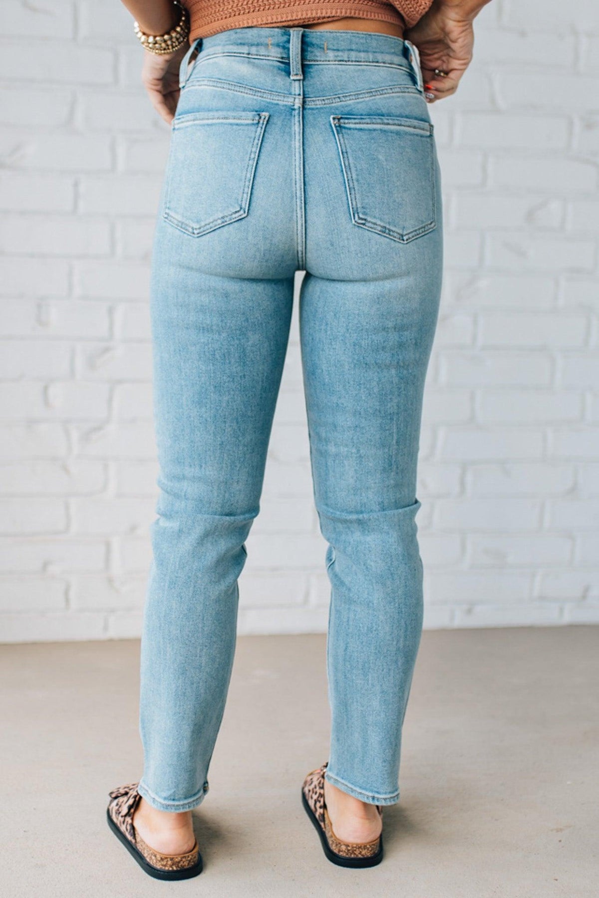 Demi High Rise Slim Ankle Jeans - EUNINA