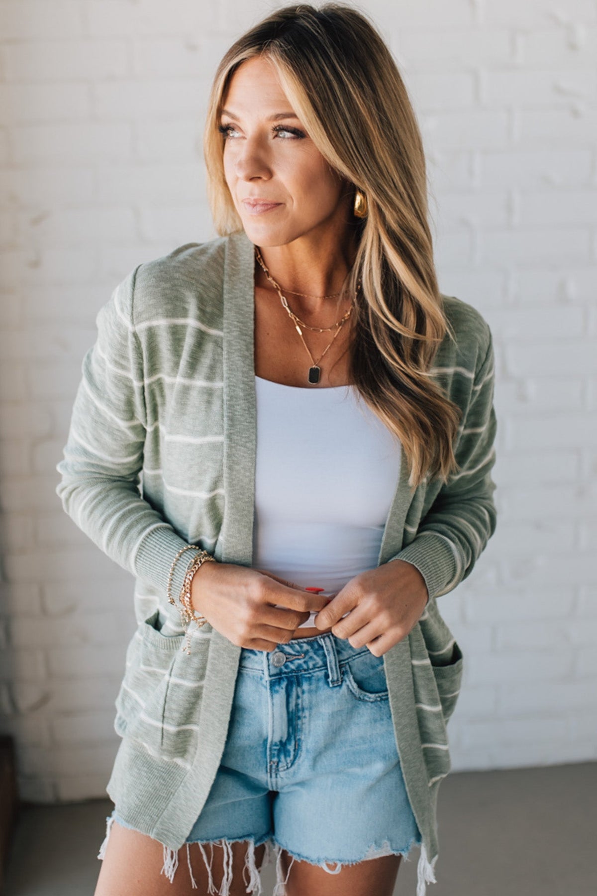 Don't Miss It Striped Cardigan