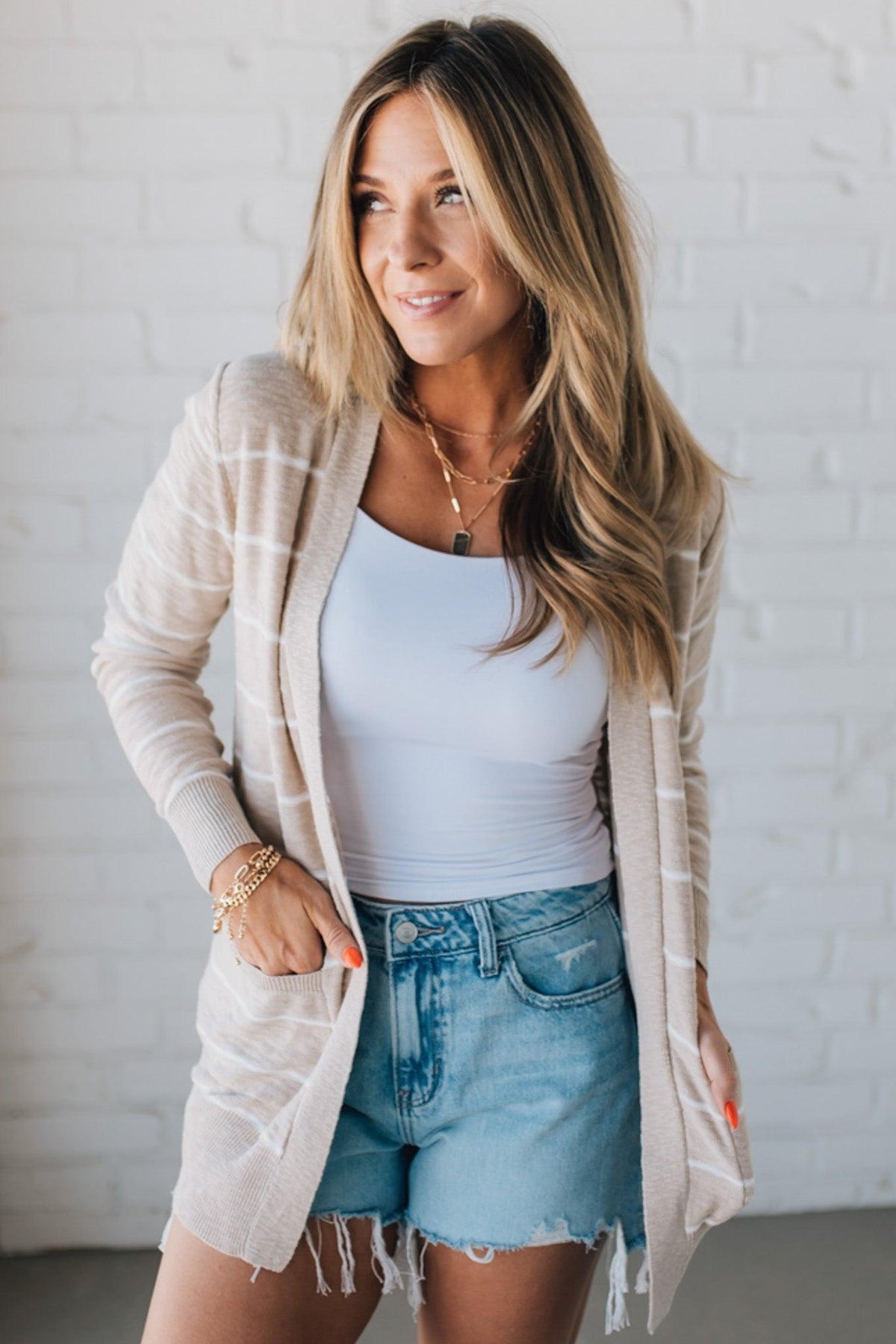 Don't Miss It Striped Cardigan