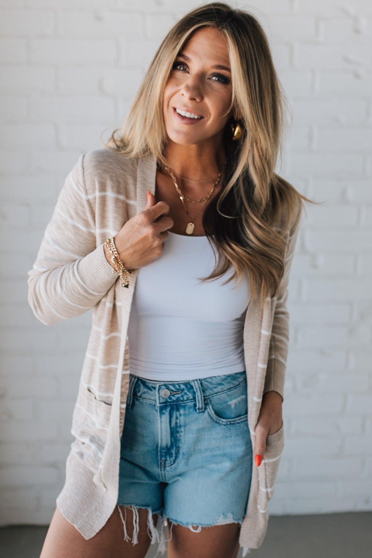 Don't Miss It Striped Cardigan