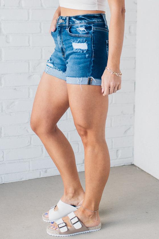 Esther Cuffed Shorts - ZENANA