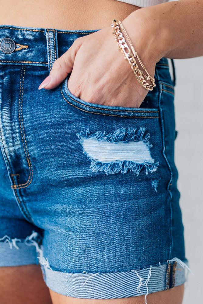 Esther Cuffed Shorts - ZENANA