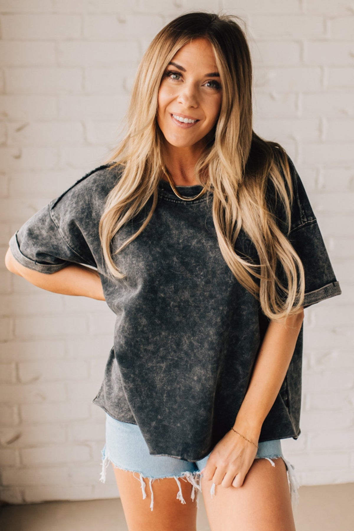 French Terry Dolman Tee