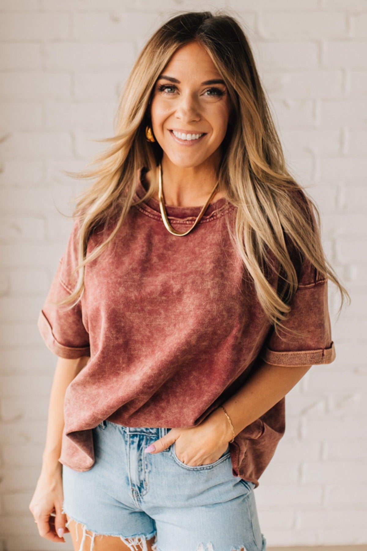 French Terry Dolman Tee