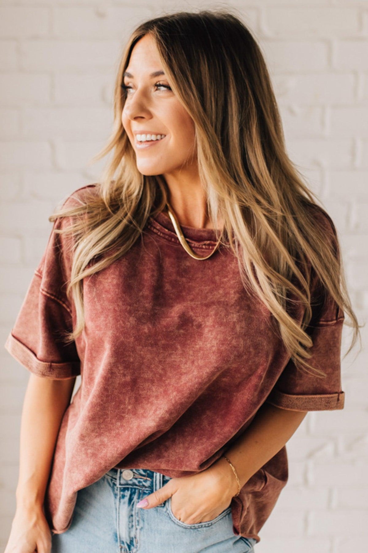 French Terry Dolman Tee