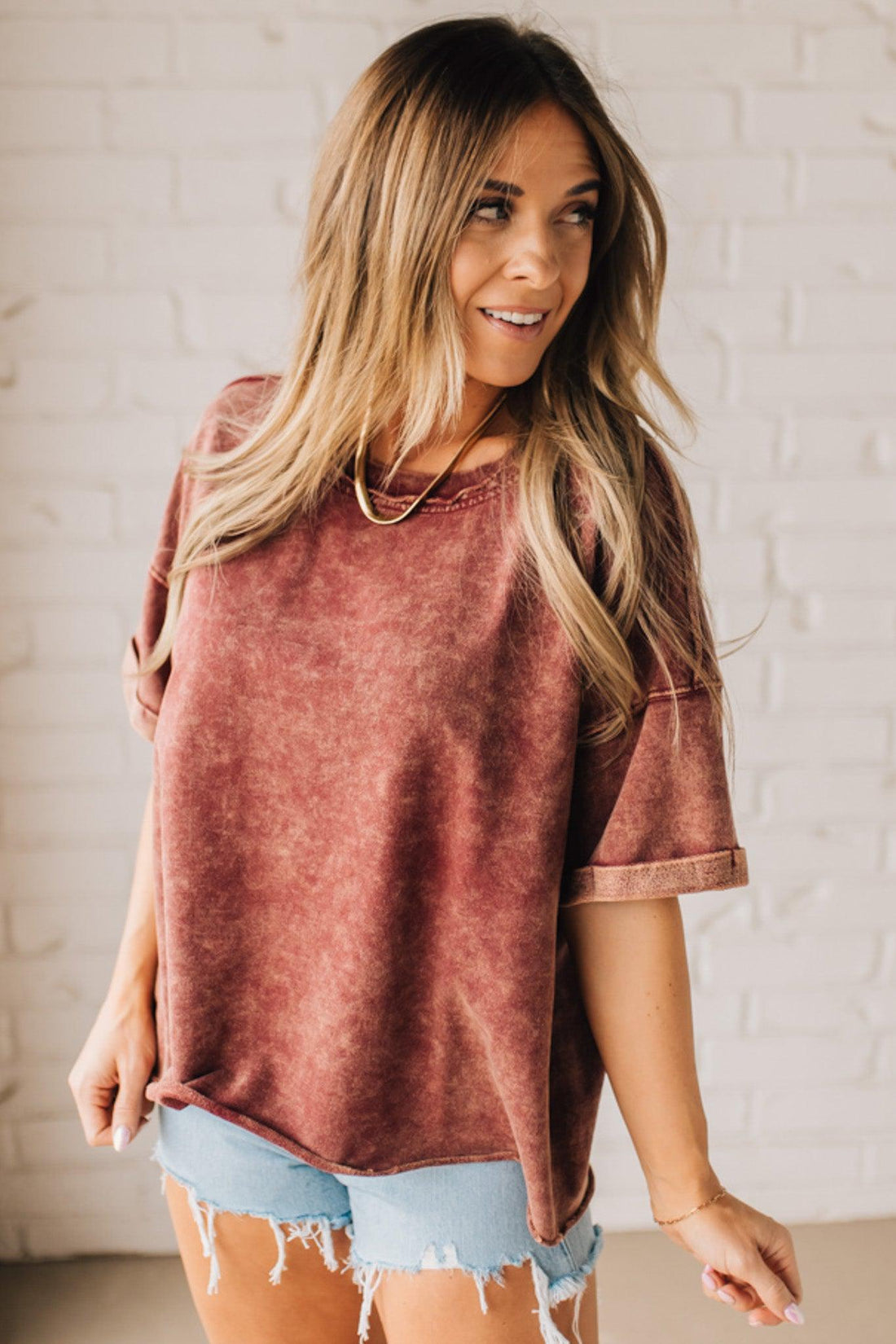 French Terry Dolman Tee