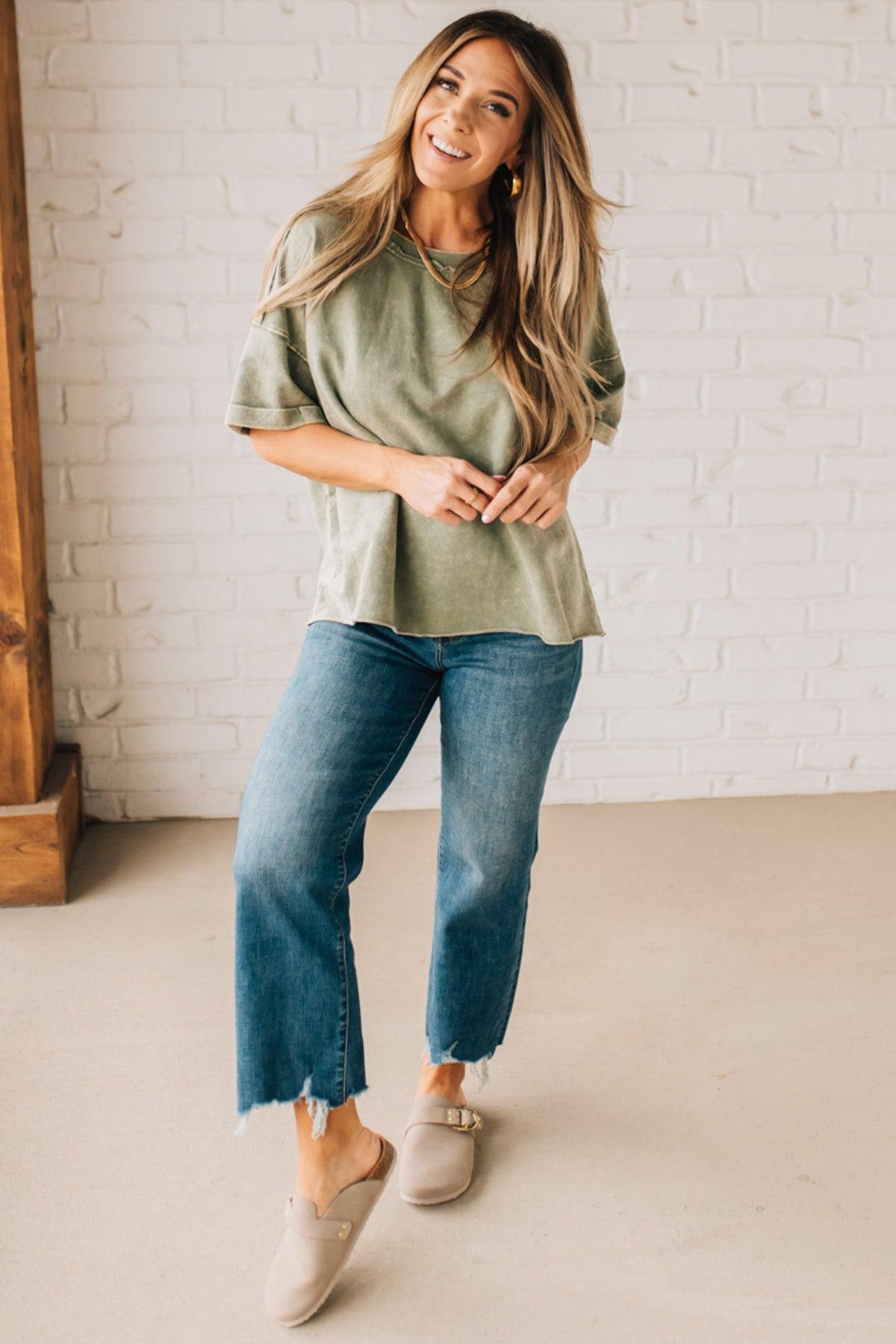 French Terry Dolman Tee