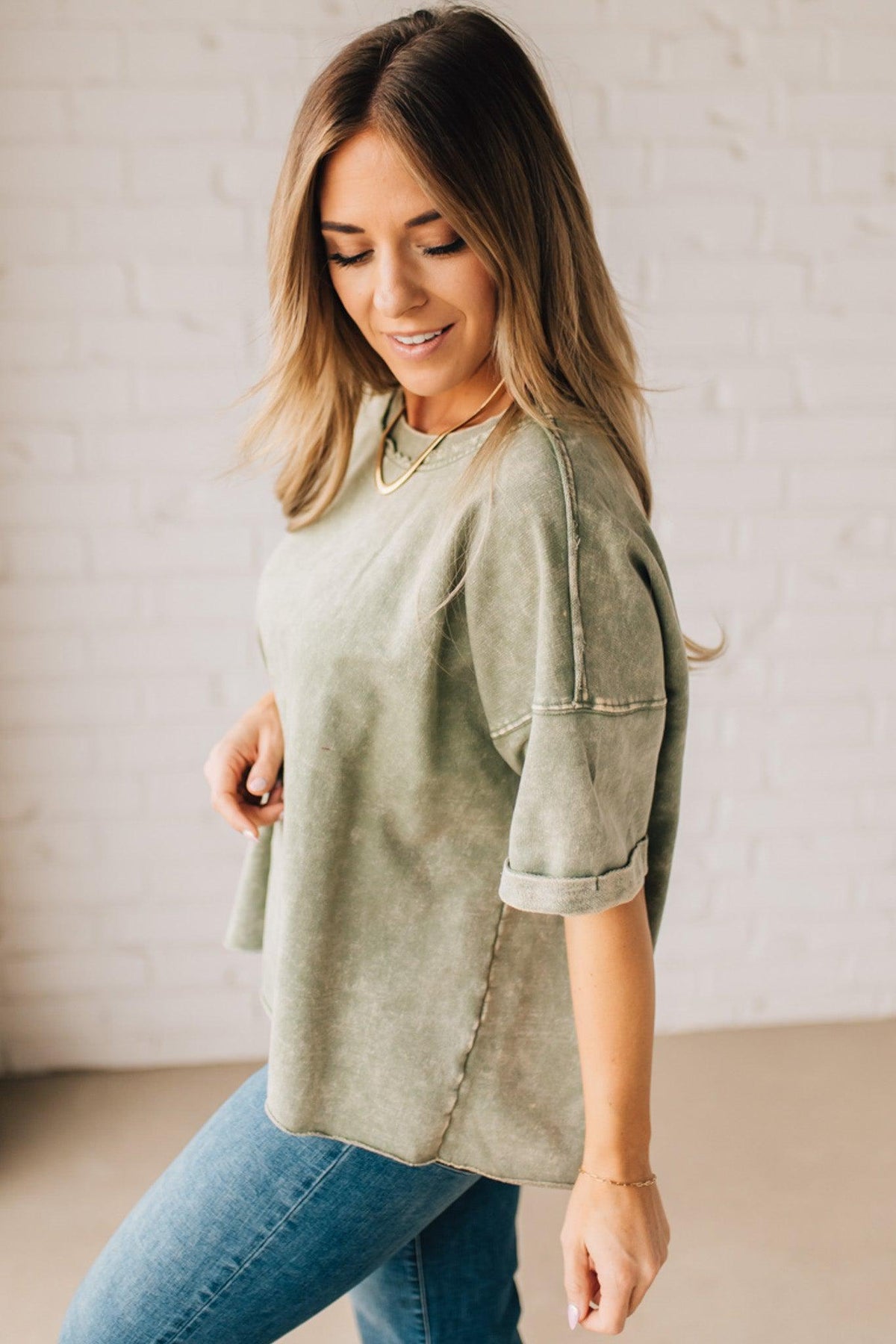 French Terry Dolman Tee