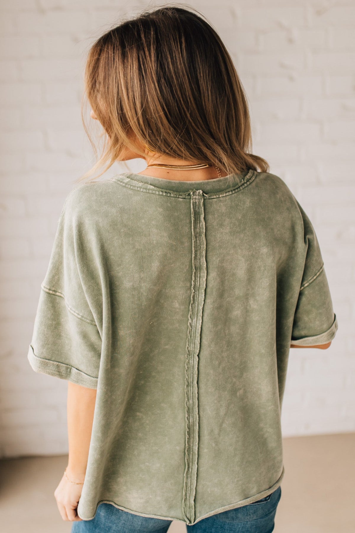 French Terry Dolman Tee