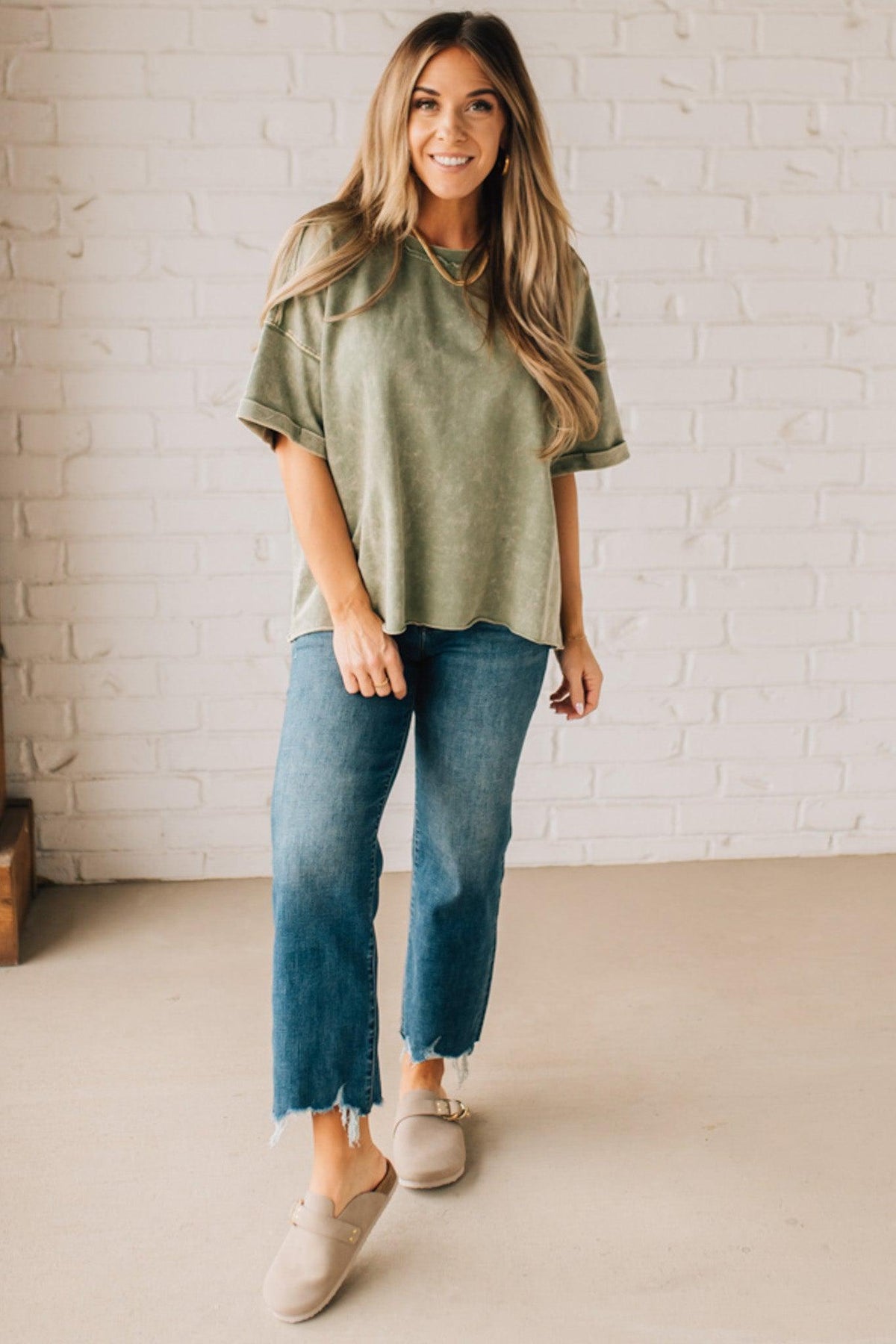 French Terry Dolman Tee