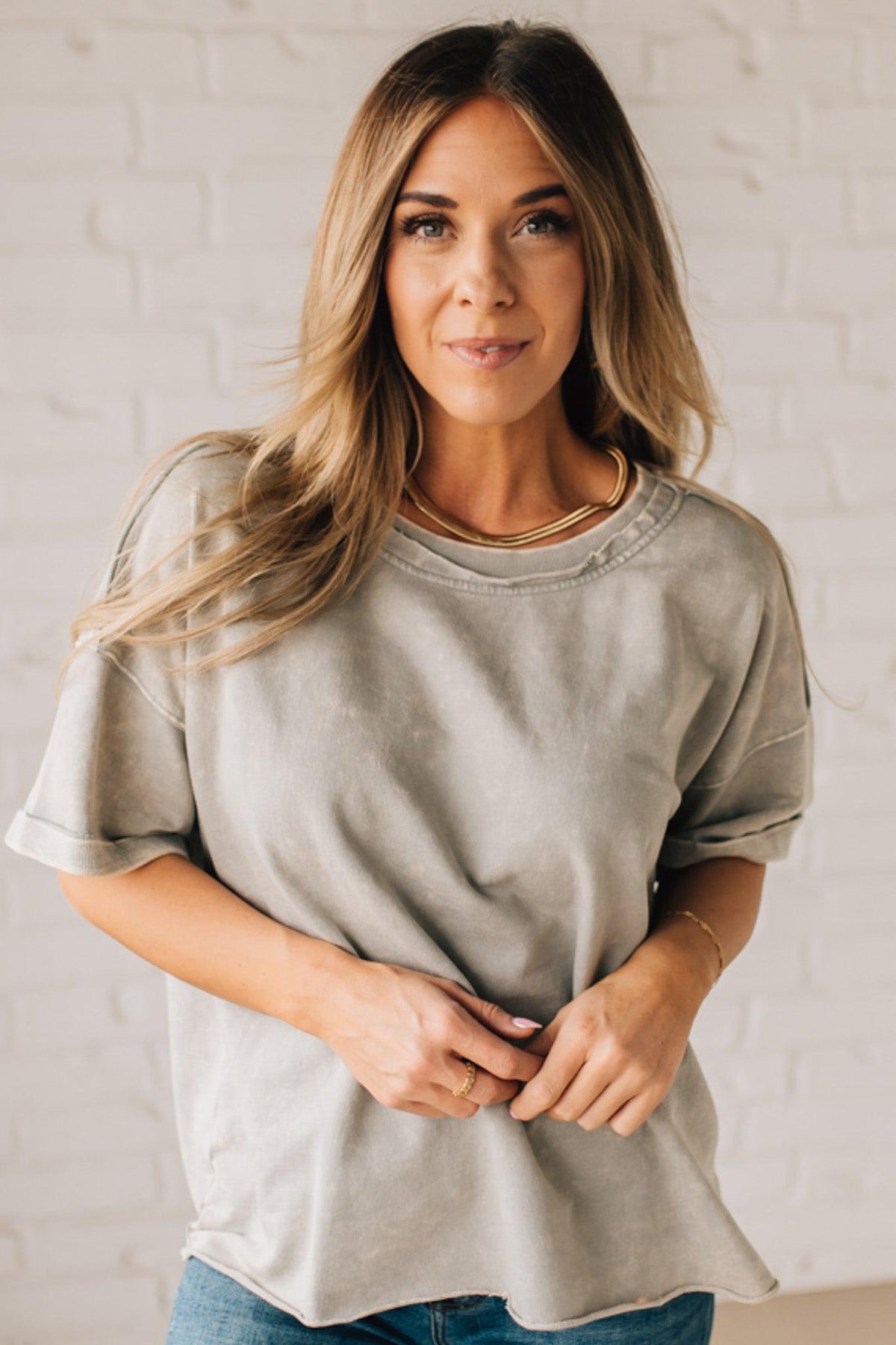 French Terry Dolman Tee
