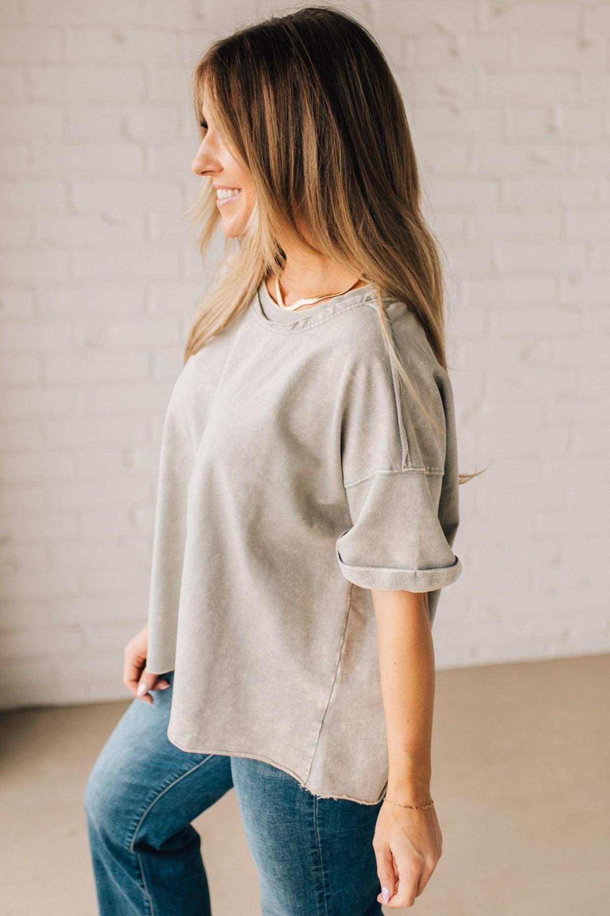 French Terry Dolman Tee
