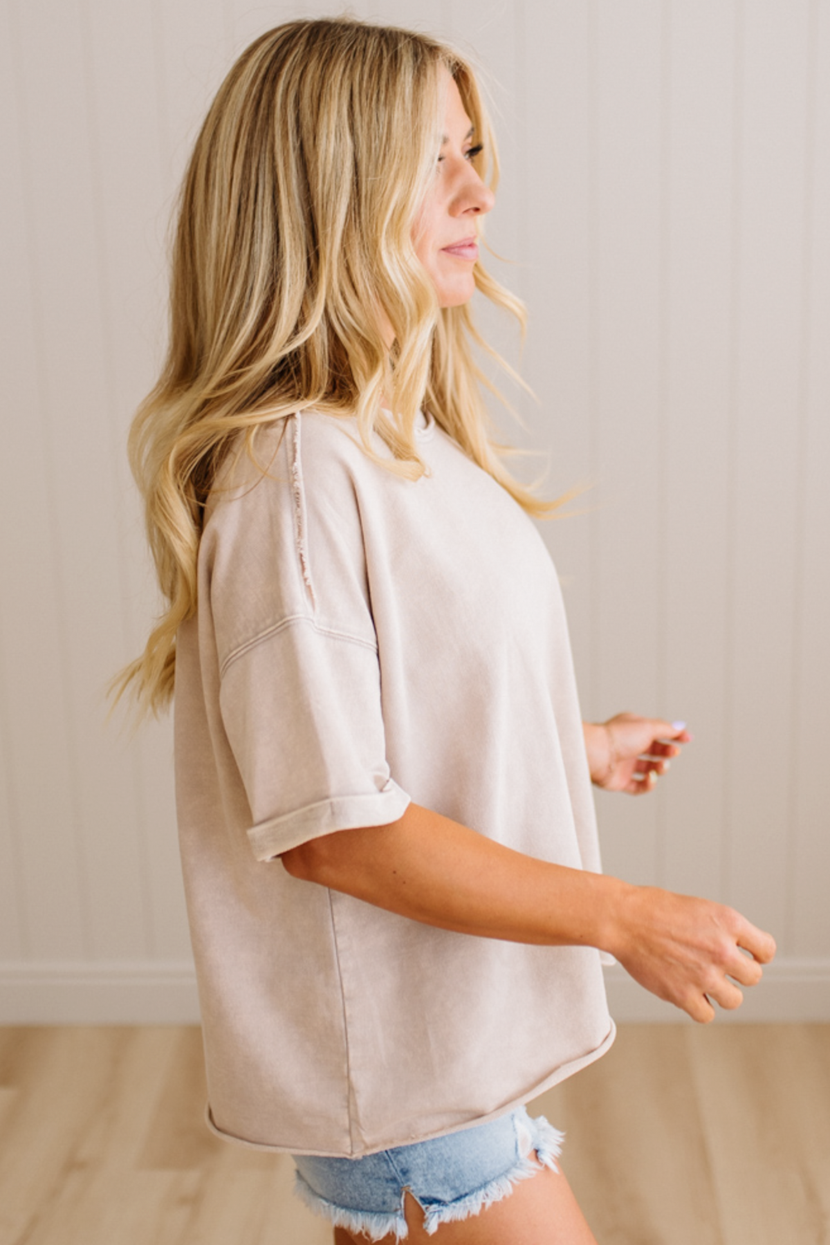 French Terry Dolman Tee