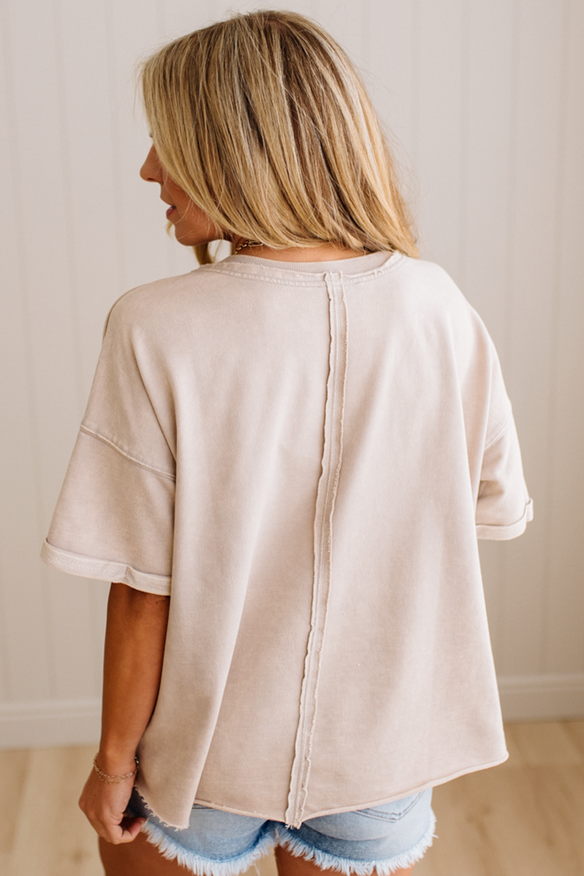 French Terry Dolman Tee