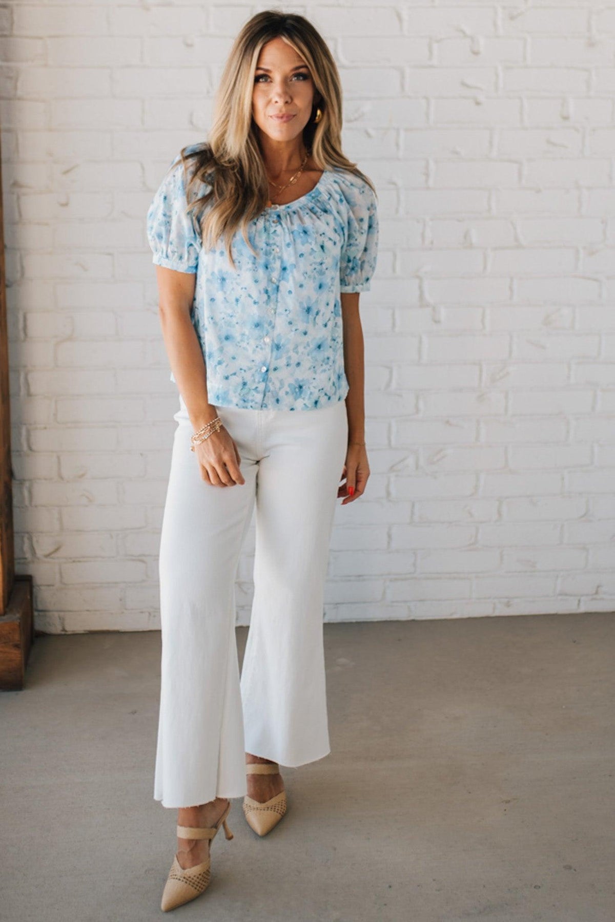 Garden Goddess Flowy Floral Top