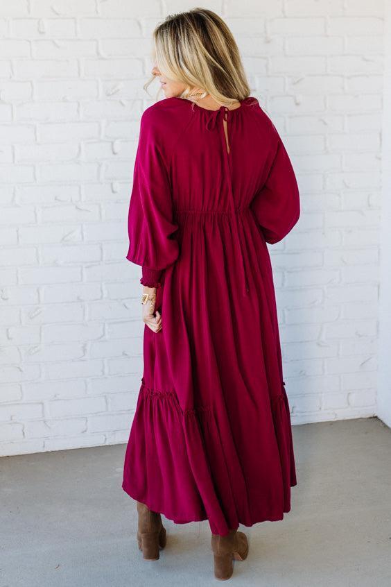 Gathered Empire Waist Maxi