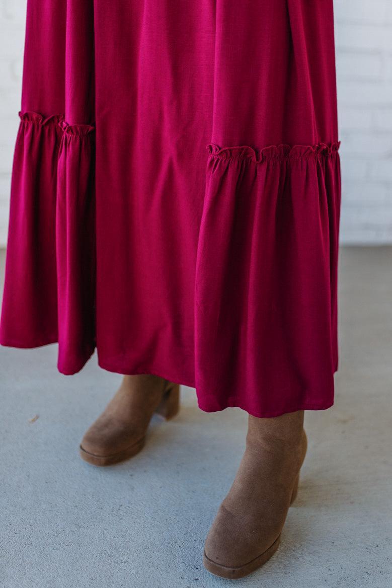 Gathered Empire Waist Maxi
