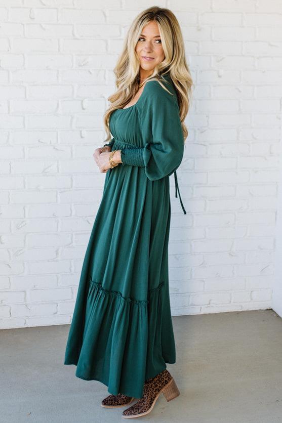 Gathered Empire Waist Maxi