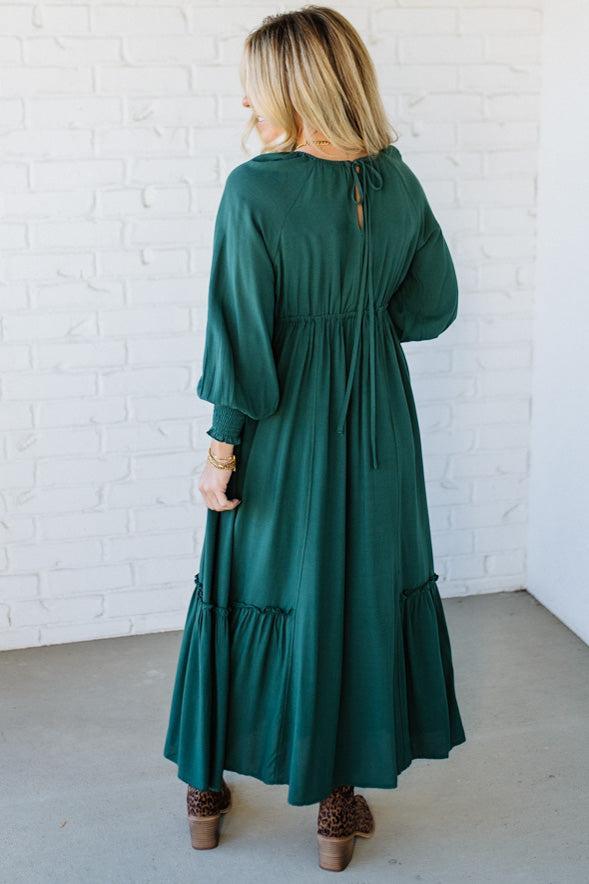 Gathered Empire Waist Maxi