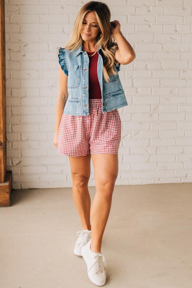 Gingham Boxer Shorts