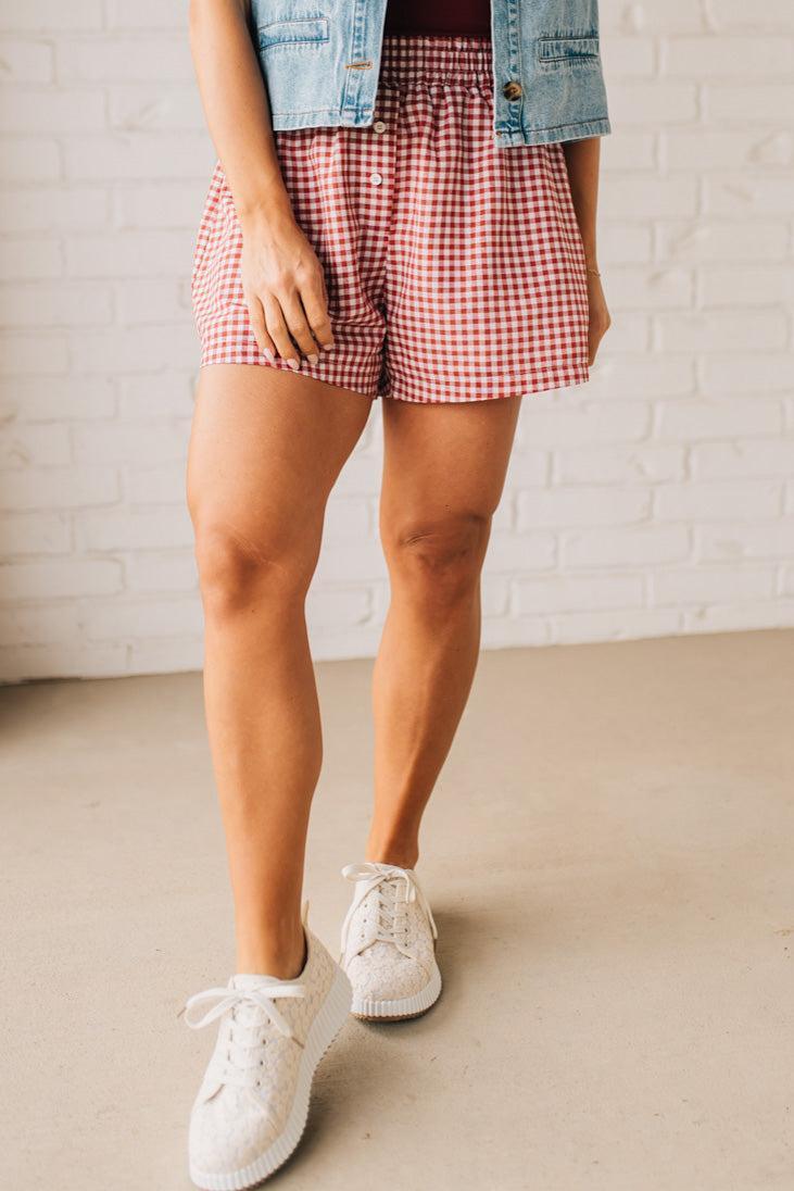Gingham Boxer Shorts