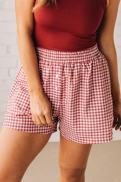 Gingham Boxer Shorts