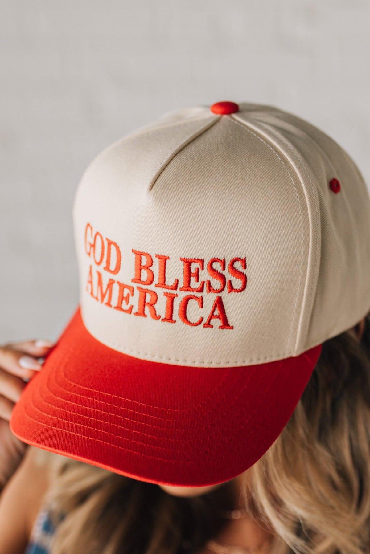 God Bless America Trucker Hat