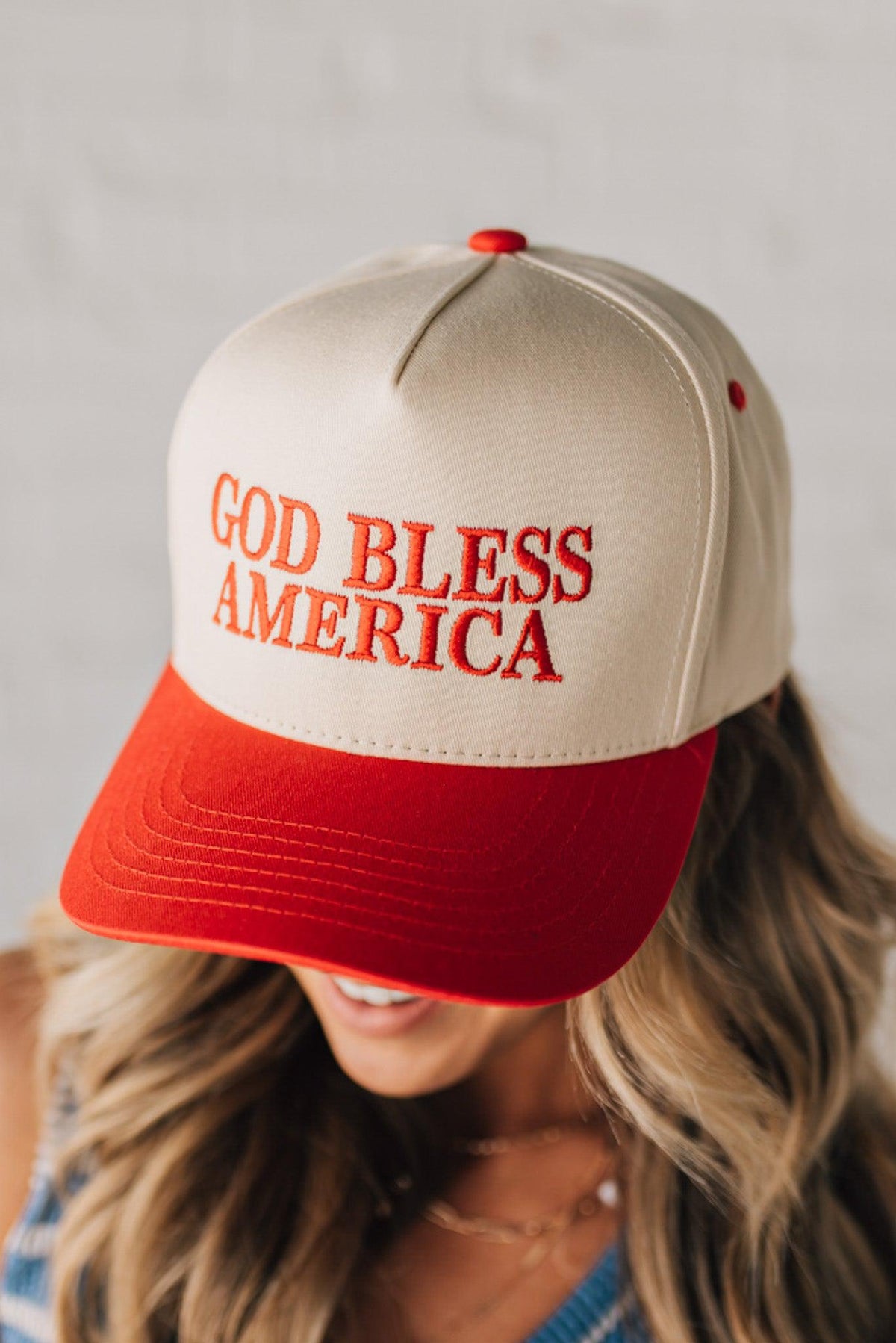 God Bless America Trucker Hat