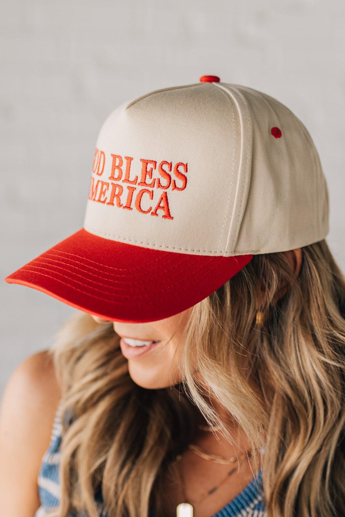 God Bless America Trucker Hat