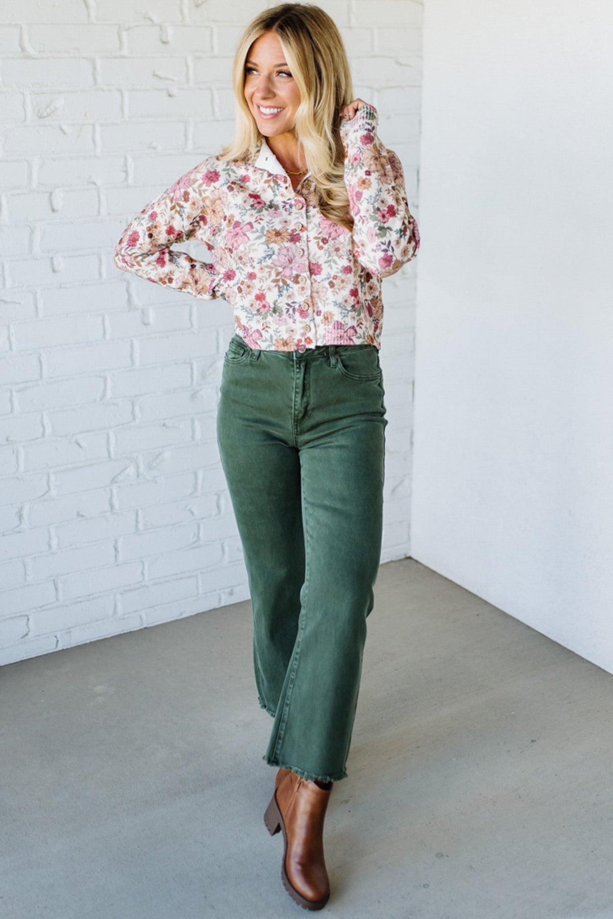 Heirloom Floral Printed Cardigan