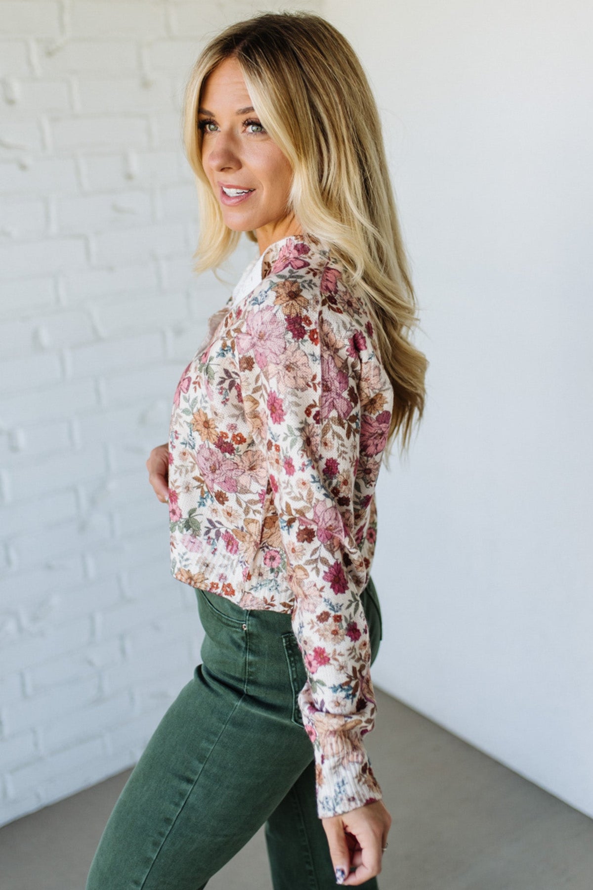 Heirloom Floral Printed Cardigan