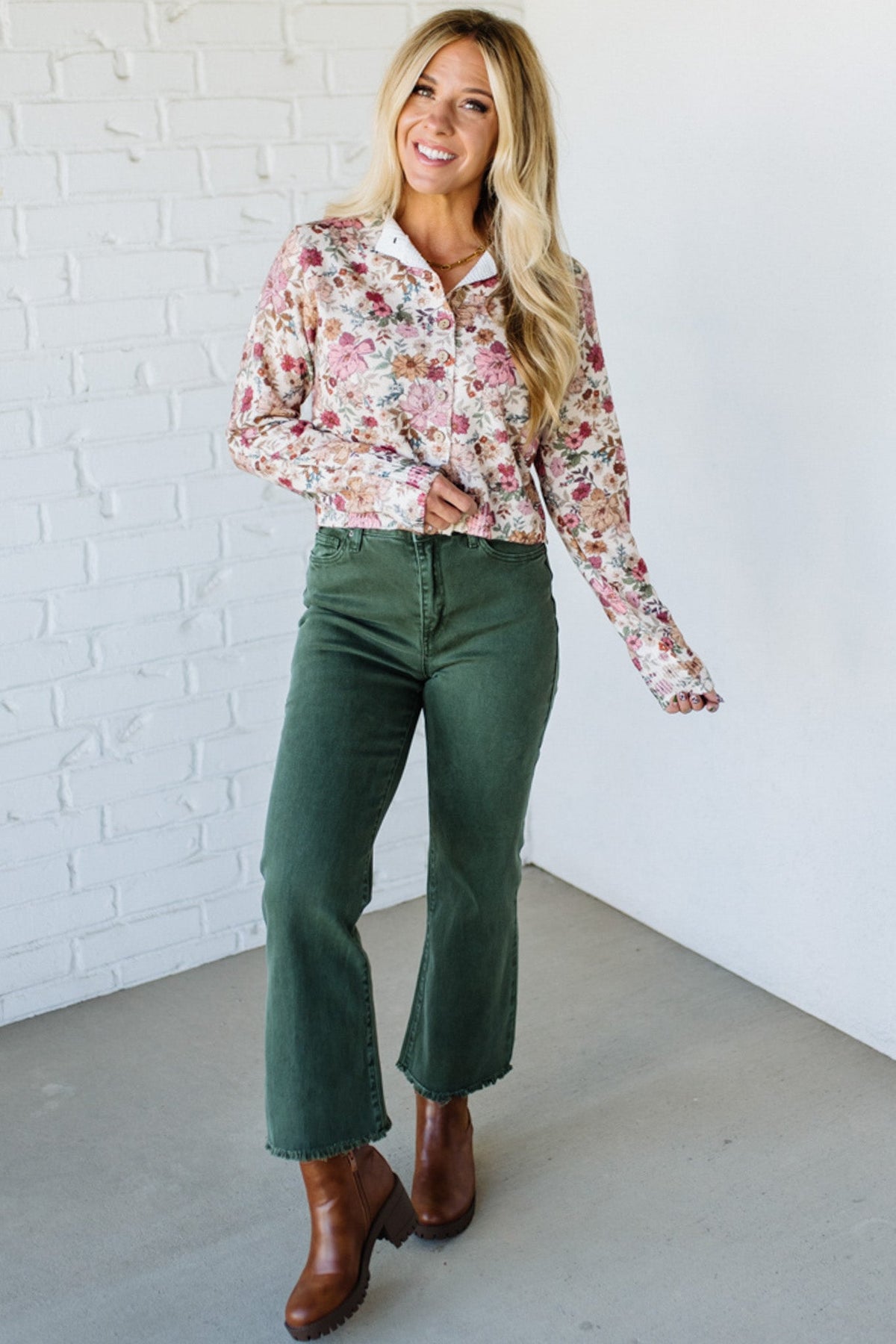 Heirloom Floral Printed Cardigan