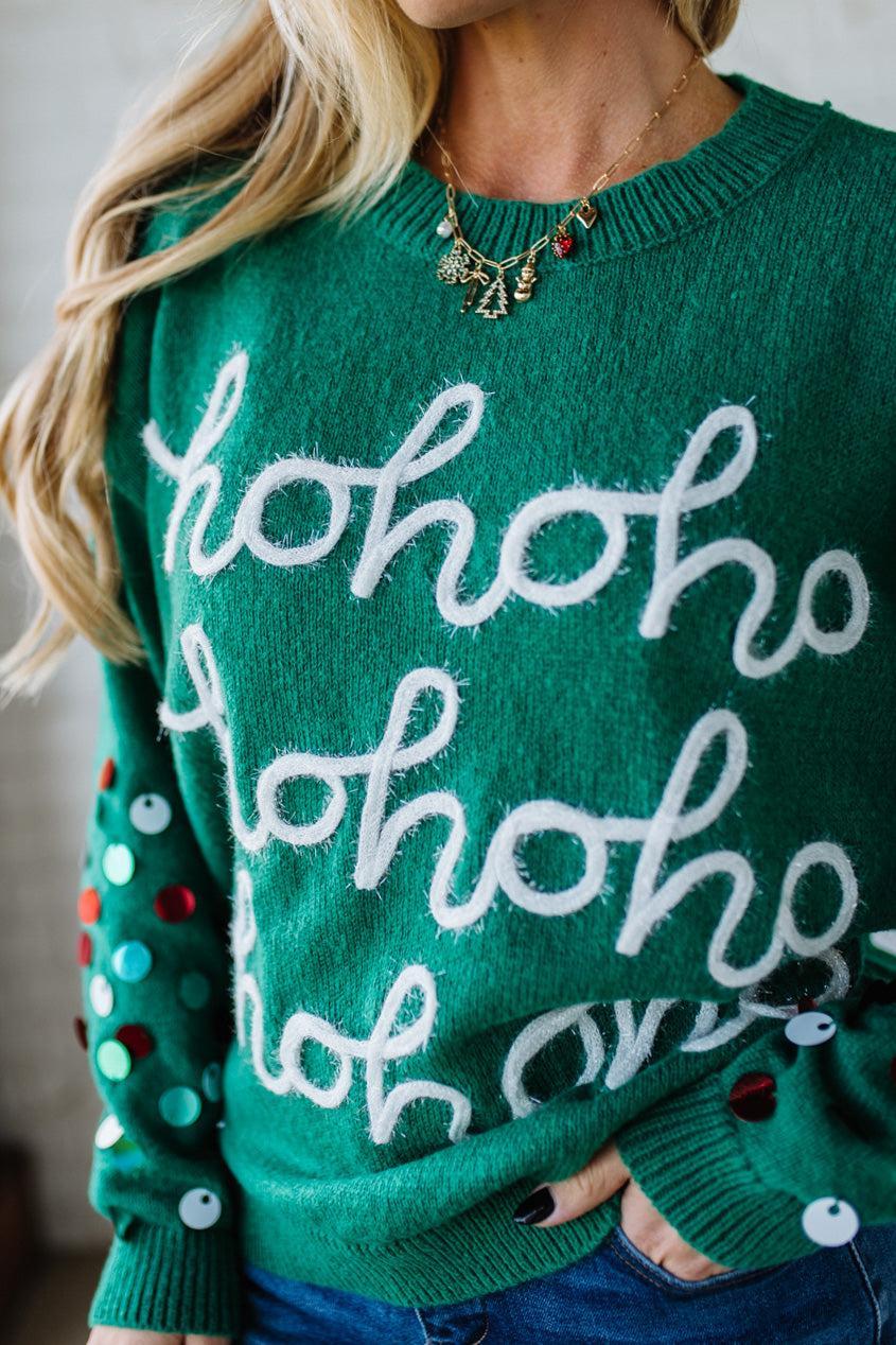 Ho Ho Ho Holiday Cheer Sweater