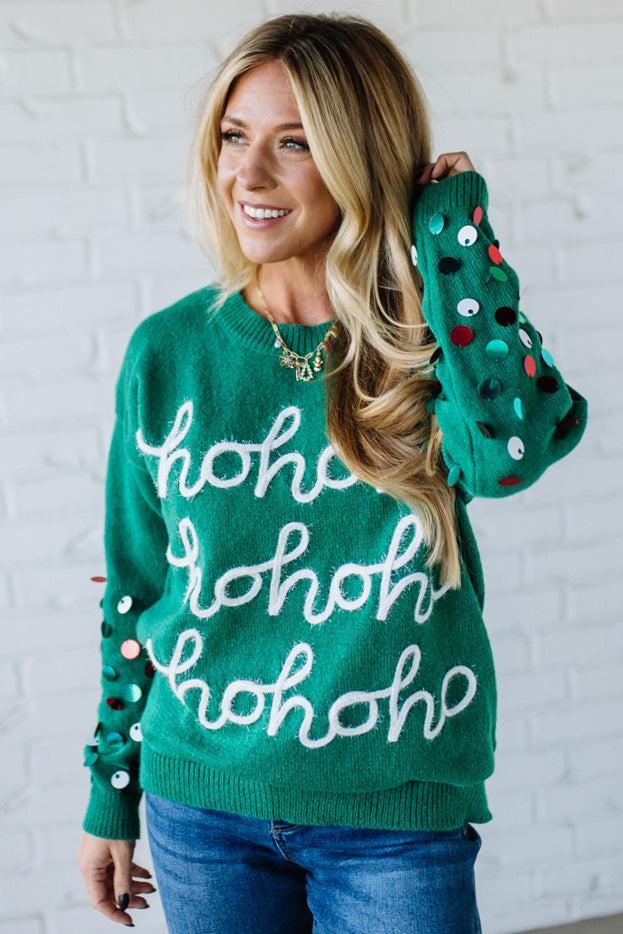 Ho Ho Ho Holiday Cheer Sweater