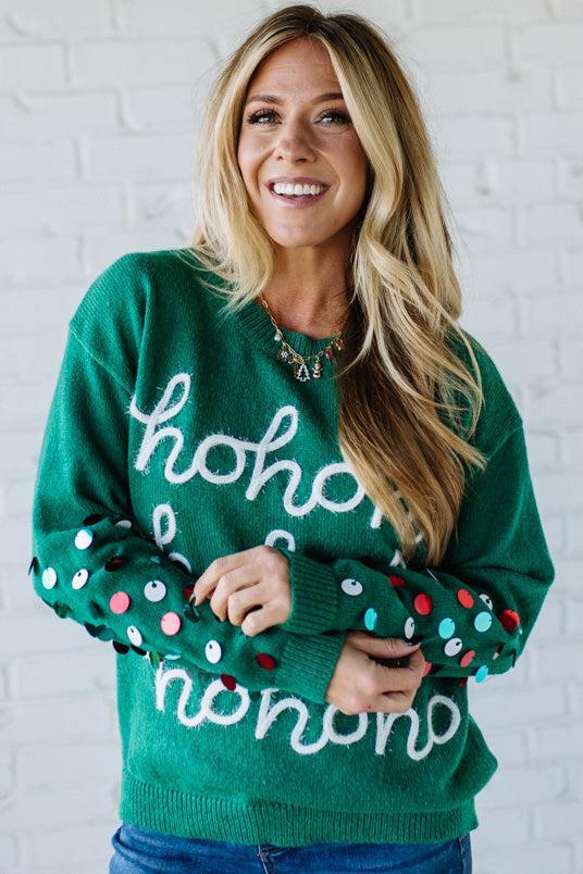 Ho Ho Ho Holiday Cheer Sweater