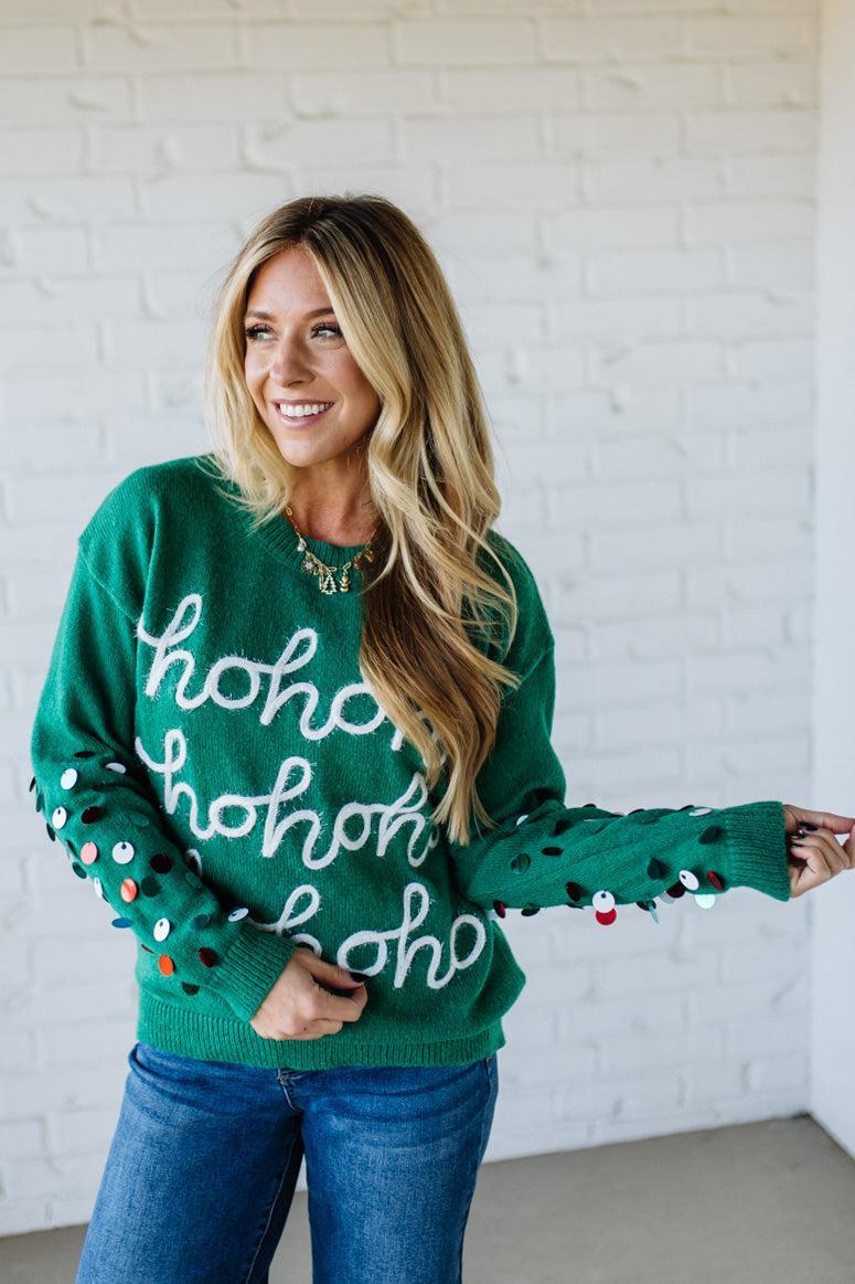 Ho Ho Ho Holiday Cheer Sweater