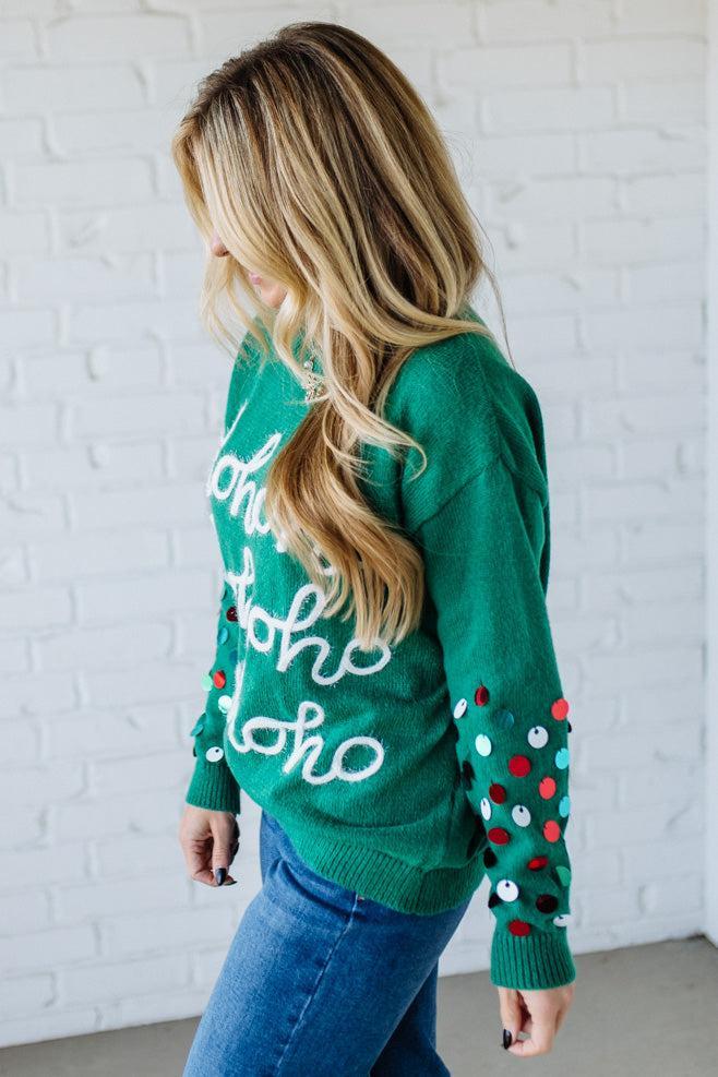 Ho Ho Ho Holiday Cheer Sweater