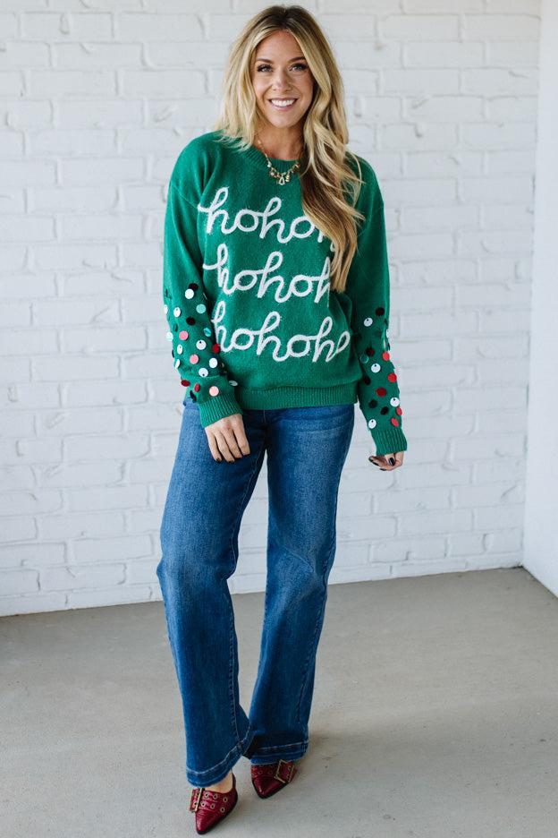 Ho Ho Ho Holiday Cheer Sweater