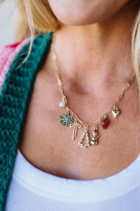 Holiday Cheer Charm Necklace