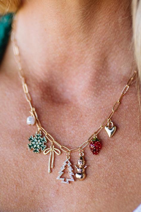 Holiday Cheer Charm Necklace