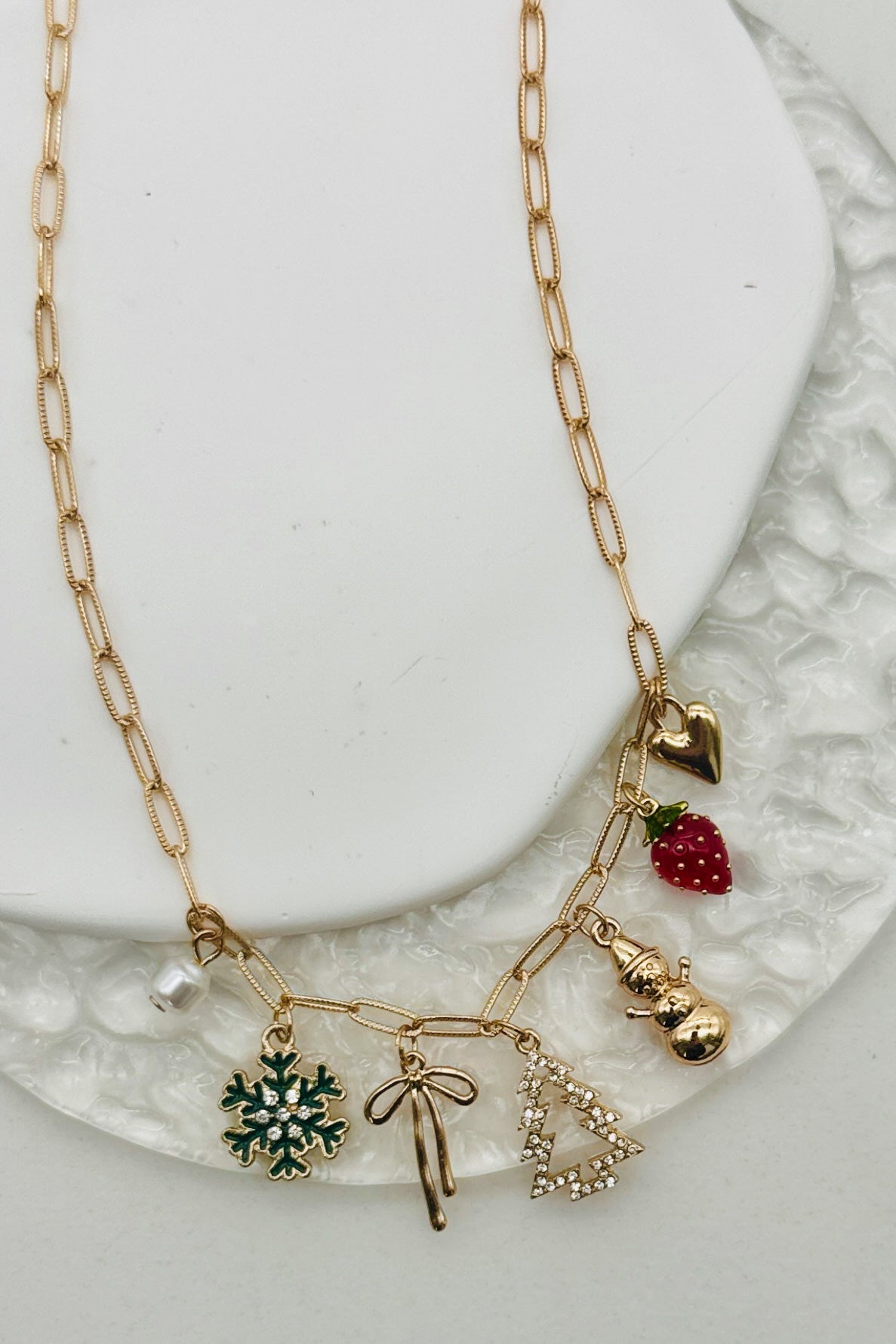 Holiday Cheer Charm Necklace