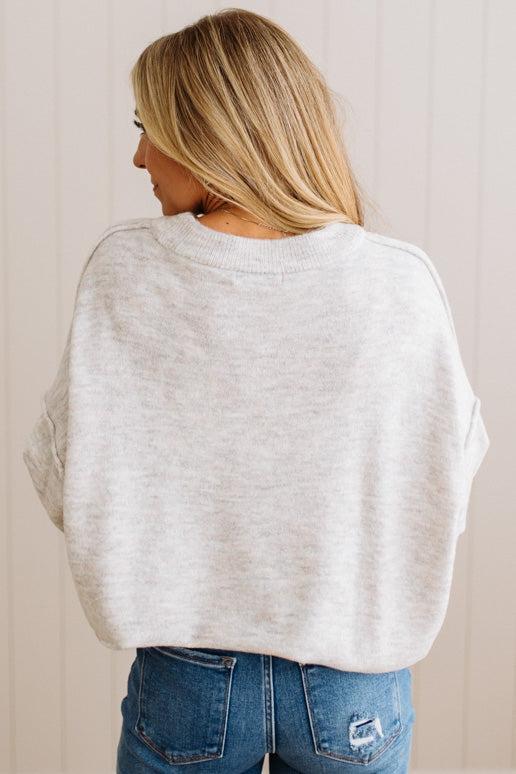 Jada Oversized Melange Sweater