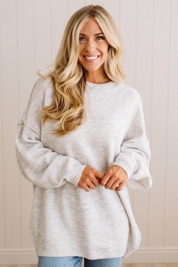Jada Oversized Melange Sweater
