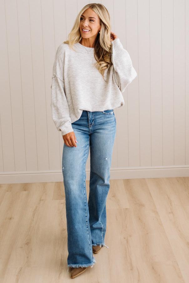 Jada Oversized Melange Sweater