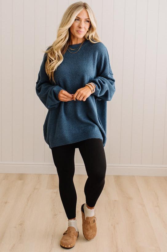 Jada Oversized Melange Sweater