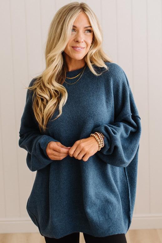 Jada Oversized Melange Sweater