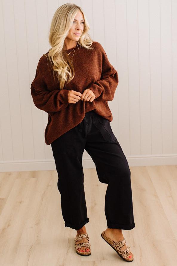 Jada Oversized Melange Sweater